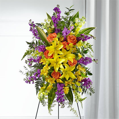 Thoughtful Prayers Standing Spray –  Usa Flowershop Llc, Pompano Beach FL