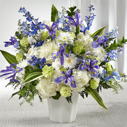 Soft Serenity Floor Basket –  Usa Flowershop Llc, Pompano Beach FL