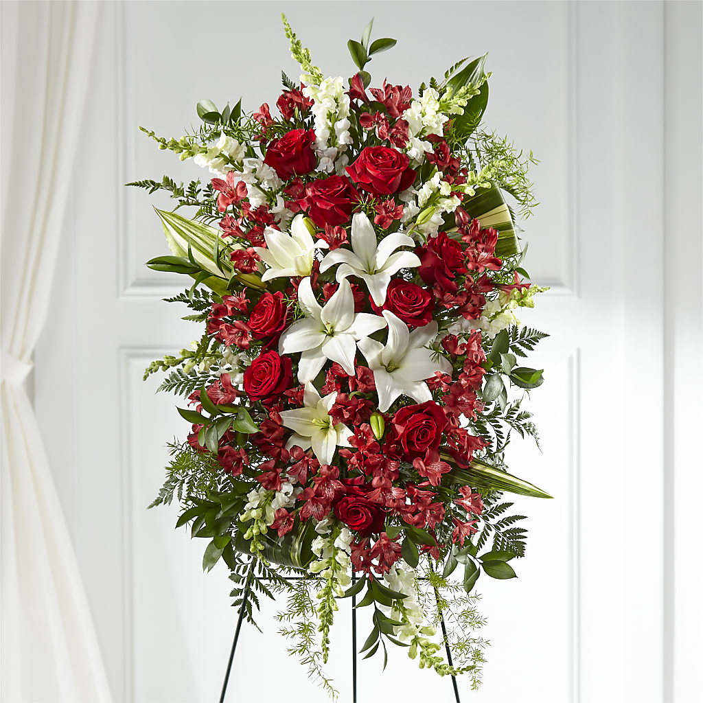 Everlasting Memory Standing Spray –  Usa Flowershop Llc, Pompano Beach FL
