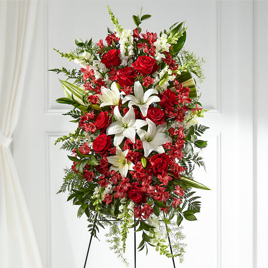 Everlasting Memory Standing Spray –  Usa Flowershop Llc, Pompano Beach FL