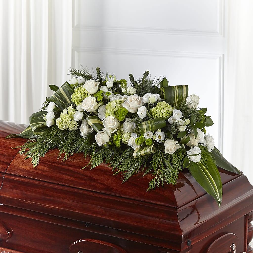 Hopeful Gesture Casket Spray –  Usa Flowershop Llc, Pompano Beach FL