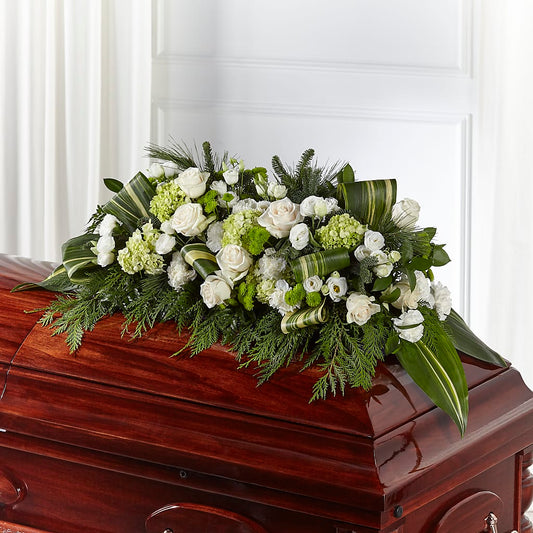 Hopeful Gesture Casket Spray –  Usa Flowershop Llc, Pompano Beach FL