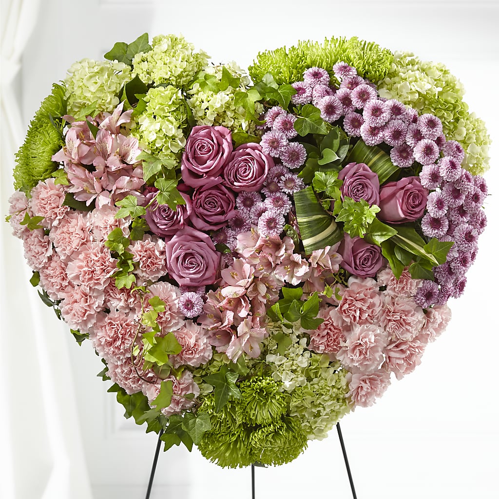 Heartwarming Standing Heart –  Usa Flowershop Llc, Pompano Beach FL