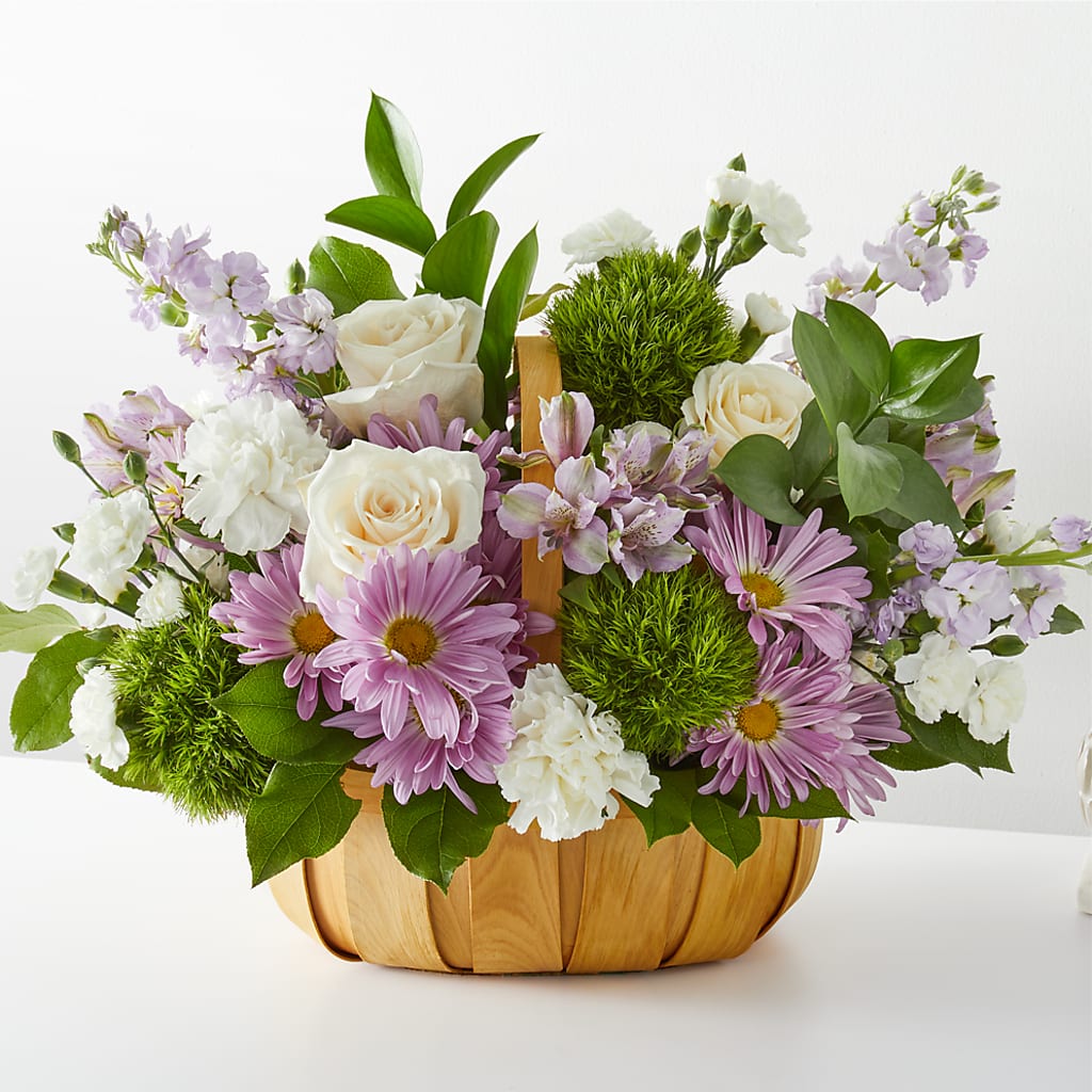 Peace & Love Basket –  Usa Flowershop Llc, Pompano Beach FL