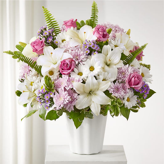 Warmest Thoughts Tabletop Basket –  Usa Flowershop Llc, Pompano Beach FL