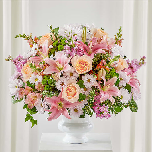 Heartfelt Gesture Urn Arrangement –  Usa Flowershop Llc, Pompano Beach FL