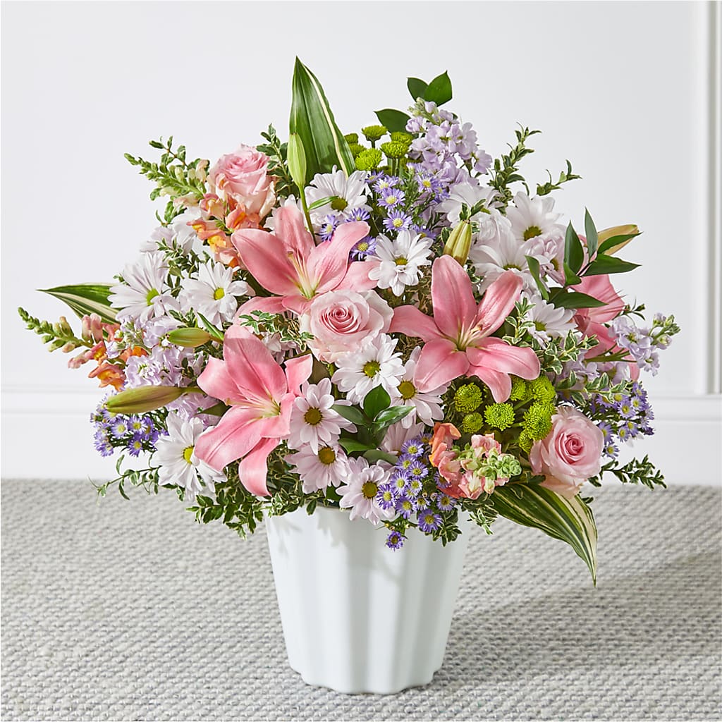 Abundant Compassion Floor Basket –  Usa Flowershop Llc, Pompano Beach FL