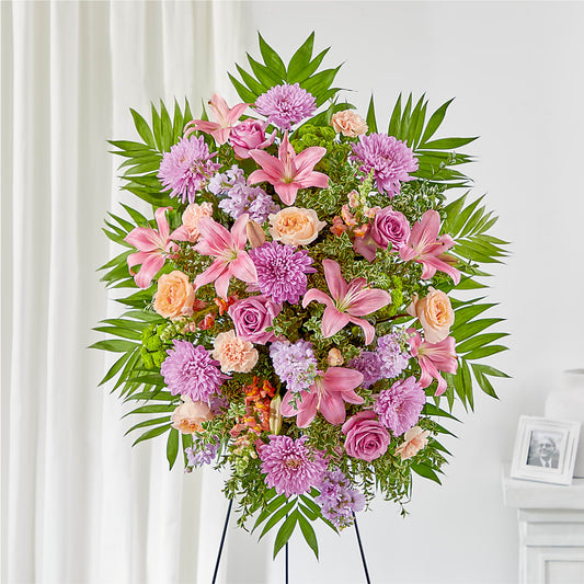 Love & Light Standing Spray –  Usa Flowershop Llc, Pompano Beach FL