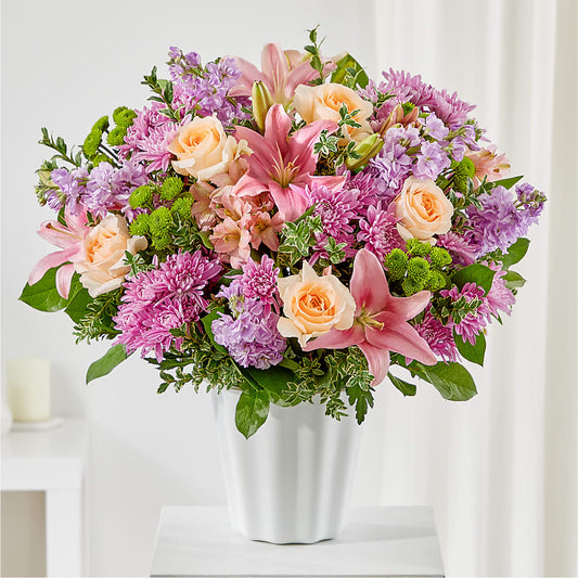 Supportive Embrace Tabletop Basket –  Usa Flowershop Llc, Pompano Beach FL