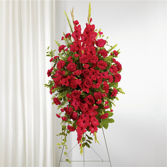From the Heart Standing Spray –  Usa Flowershop Llc, Pompano Beach FL