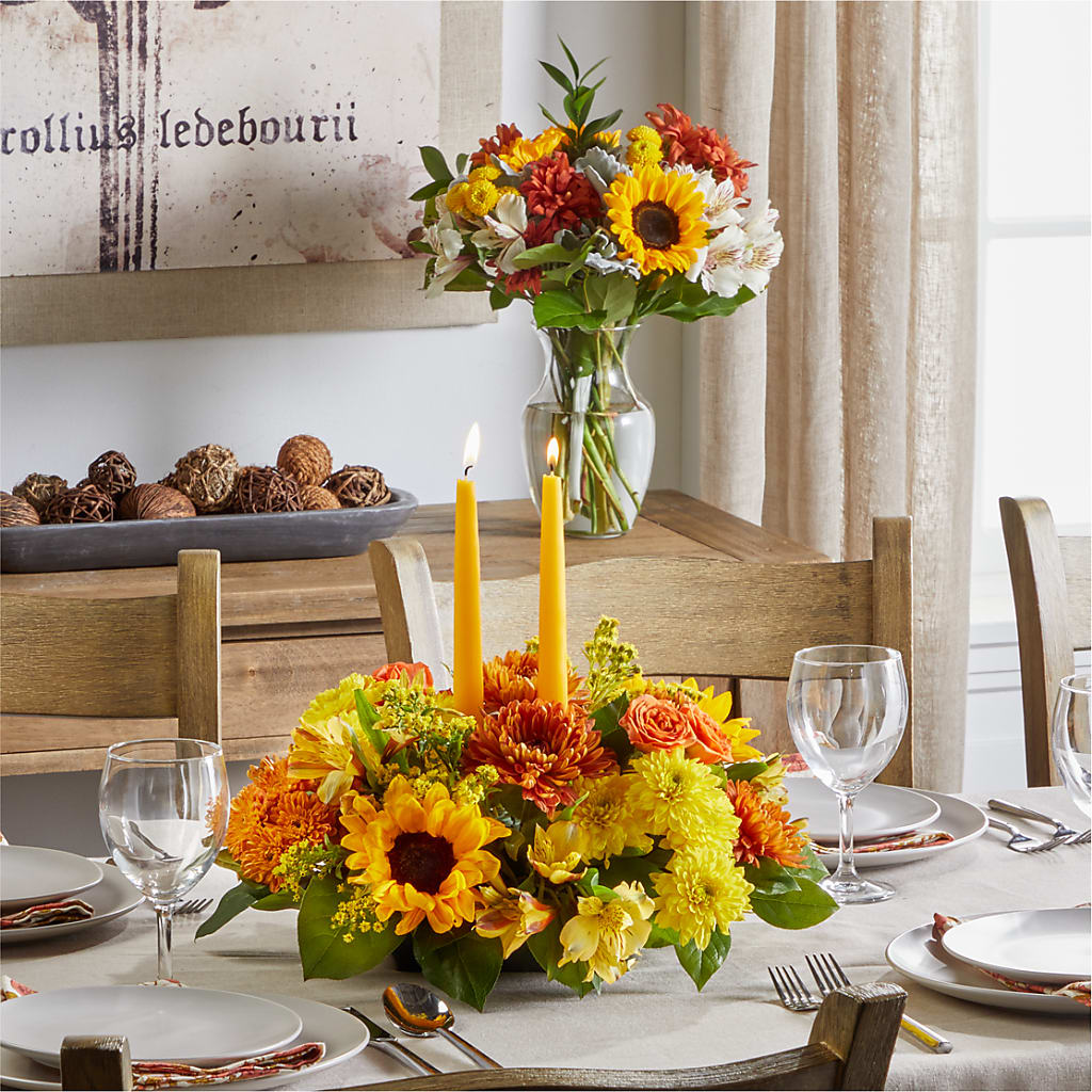 Golden Gathering Bundle –  Usa Flowershop Llc, Pompano Beach FL