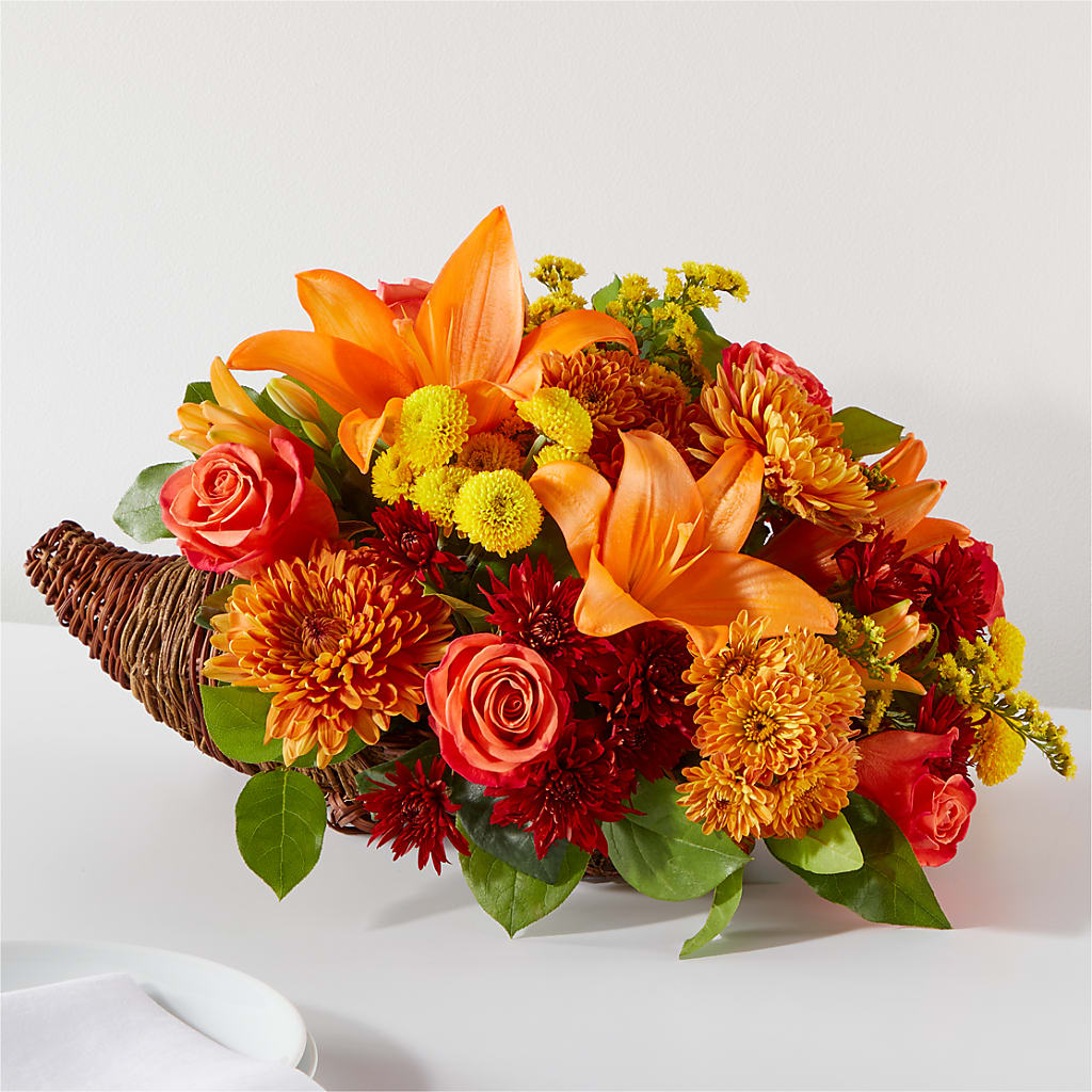 Bouquet of Blessings Cornucopia –  Usa Flowershop Llc, Pompano Beach FL