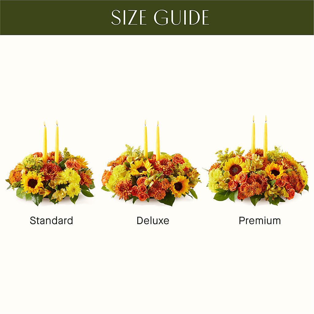 Autumn Harmony Centerpiece –  Usa Flowershop Llc, Pompano Beach FL