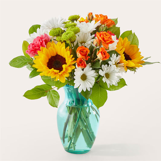 Sun-drenched Blooms Bouquet –  Usa Flowershop Llc, Pompano Beach FL