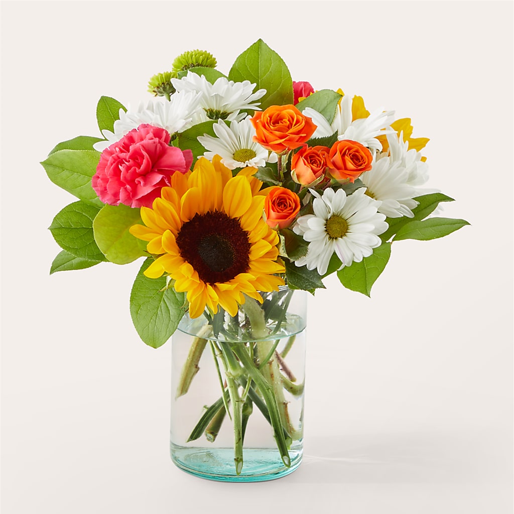 Sun-drenched Blooms Bouquet –  Usa Flowershop Llc, Pompano Beach FL