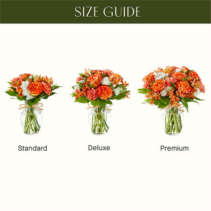 Apricot Glow Bouquet –  Usa Flowershop Llc, Pompano Beach FL