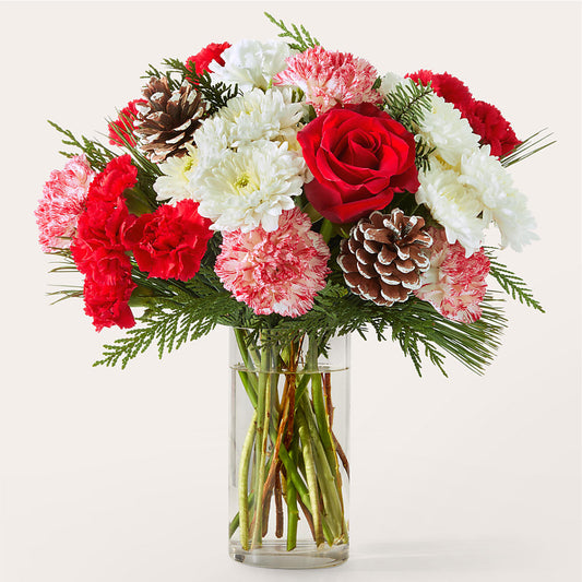 Candy Cane Lane Bouquet –  Usa Flowershop Llc, Pompano Beach FL