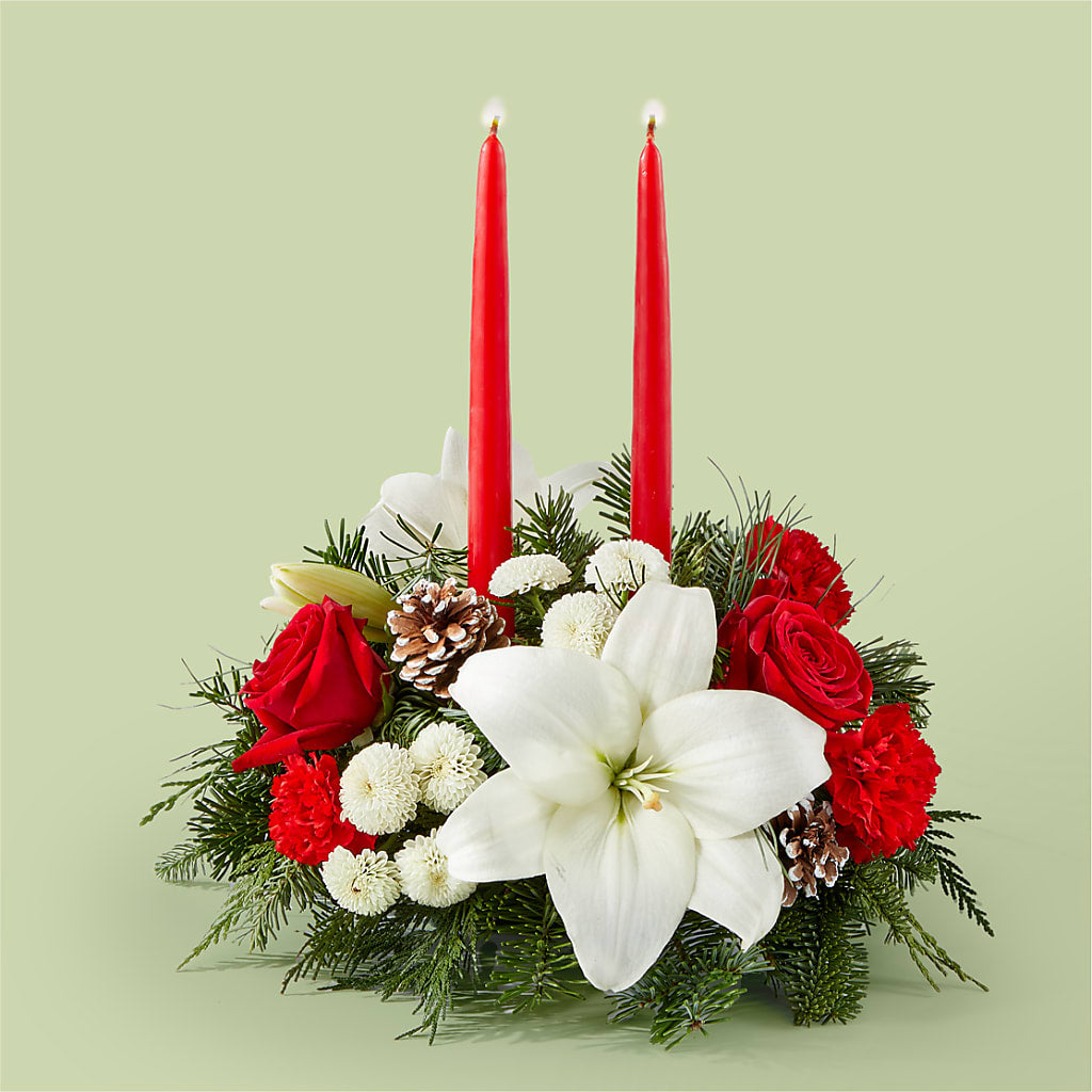 Seasonal Festivities Centerpiece –  Usa Flowershop Llc, Pompano Beach FL
