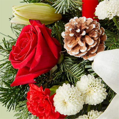 Seasonal Festivities Centerpiece –  Usa Flowershop Llc, Pompano Beach FL