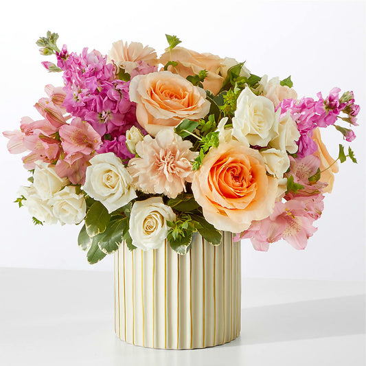 Paradise Bouquet with Ivory Vase –  Usa Flowershop Llc, Pompano Beach FL
