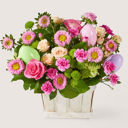 Get Eggcited Basket –  Usa Flowershop Llc, Pompano Beach FL