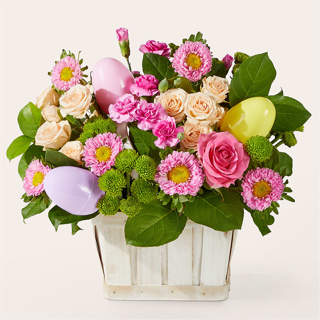 Get Eggcited Basket –  Usa Flowershop Llc, Pompano Beach FL