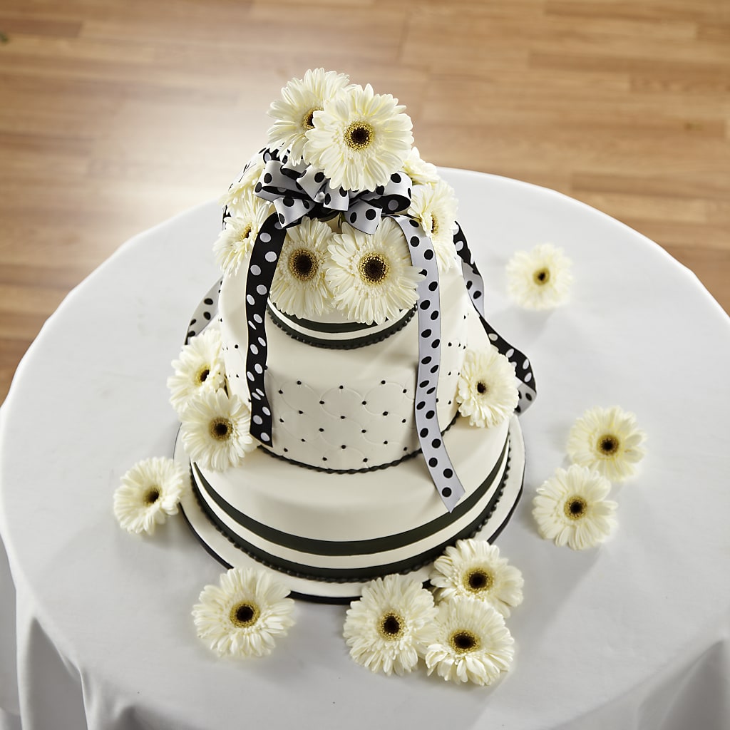 Simple Sophistication Cake Décor –  Usa Flowershop Llc, Pompano Beach FL