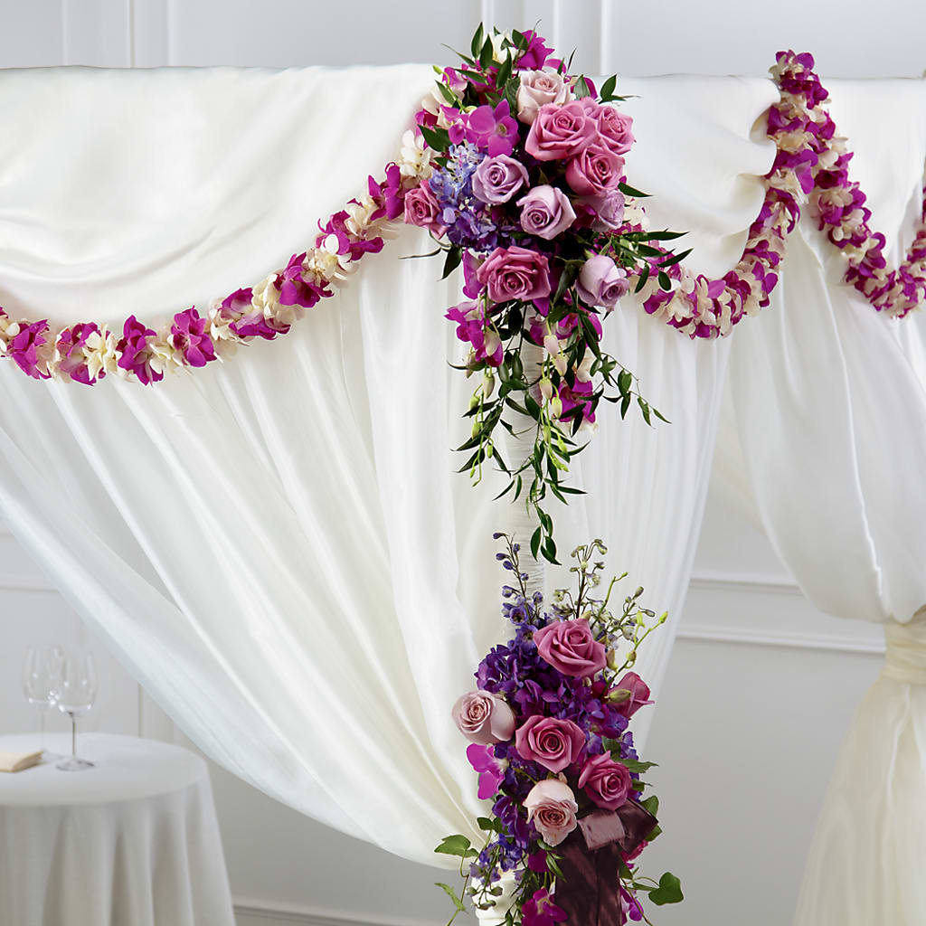 Color & Light Chuppah Decor –  Usa Flowershop Llc, Pompano Beach FL