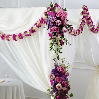 Color & Light Chuppah Decor –  Usa Flowershop Llc, Pompano Beach FL