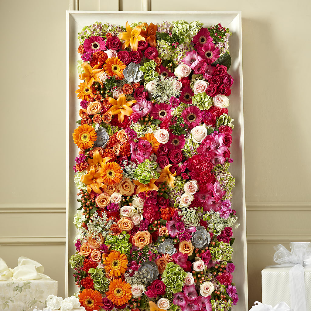 Fresh Picked Floral Wall –  Usa Flowershop Llc, Pompano Beach FL