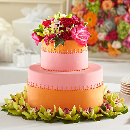 Sweet Citrus Cake Decor –  Usa Flowershop Llc, Pompano Beach FL