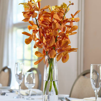 Orange Mokara Bud Vase –  Usa Flowershop Llc, Pompano Beach FL