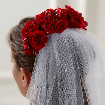Heart's Happiness Hair Decor –  Usa Flowershop Llc, Pompano Beach FL